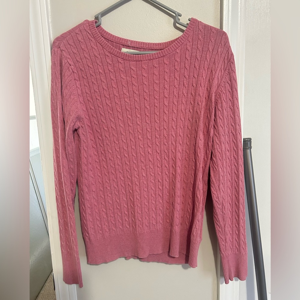 Pink lightweight Sonoma sweater